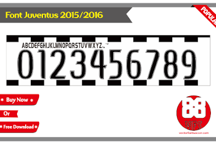 Font Vector Juventus 2015 / 2016