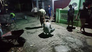 Gotong Royong Guyub Rukun, Penambalan Jalan Masuk Kampung KB Gumulan 