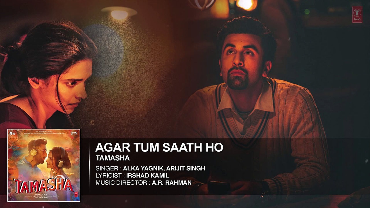 Agar Tum Saath Ho Song Lyrics Tamasha Alka Yagnik, Arijit Singh