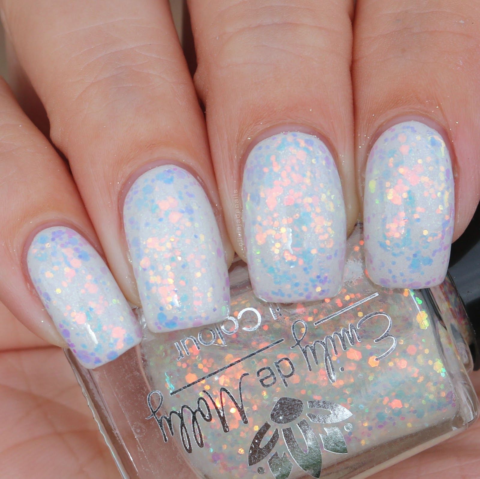 Emily de Molly All The Feelings (over EdM Emmy) swatched by Olivia Jade Nails
