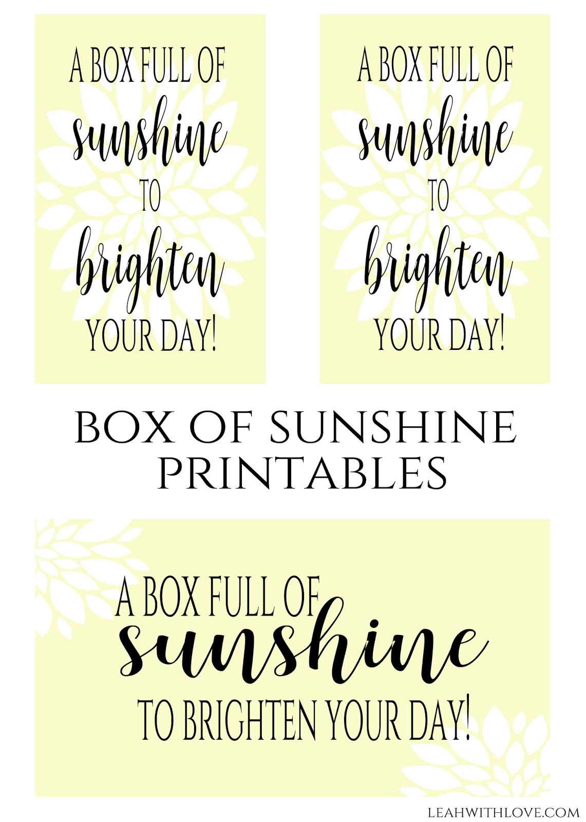 Simply Made With Love Box Of Sunshine Gift Simply Made With Love Box Of Sunshine Gift
