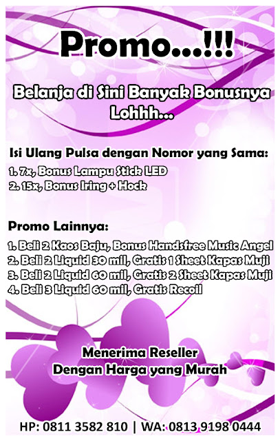 Brosur Toko Aksesoris HP Contoh Banner, Spanduk, Logo dan Brosur Usaha