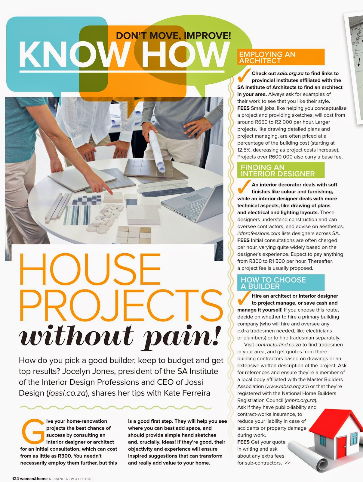 Jossi Interior Design: Article in the Woman&Home Magazine