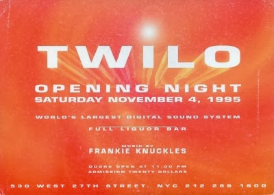 front: Saturday November 4, 1995 - TWILO