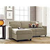 Serta Palisades Reclining Sectional with Left Storage Chaise - Oatmeal