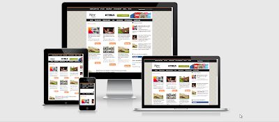 New Magazine Template Blogger Responsive Gratis Terbaik