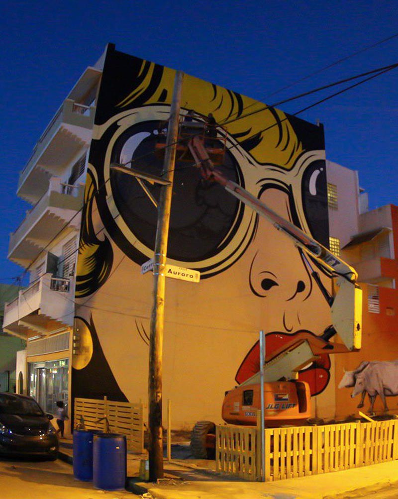 D*Face New Mural In Santurce, Puerto Rico StreetArtNews