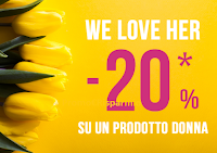 Pittarello ''We Love Her'': sconto del -20% su un prodotto donna Logo Pittarello ''We Love Her'': sconto del -20% su un prodotto donna