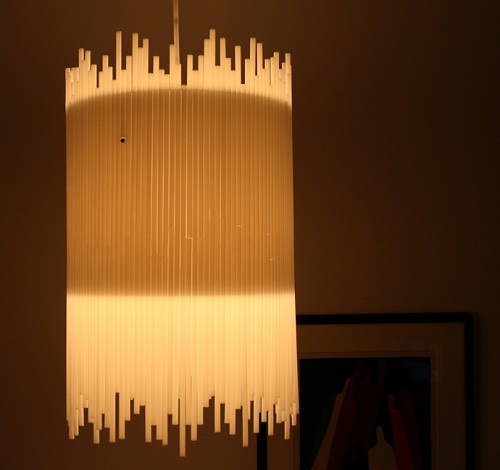 Lampu gantung minimalis dari sedotan bekas Lampu gantung minimalis dari sedotan bekas