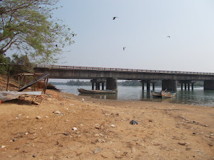 Mabukala bridge viewed from West side of  Sitanadi River.