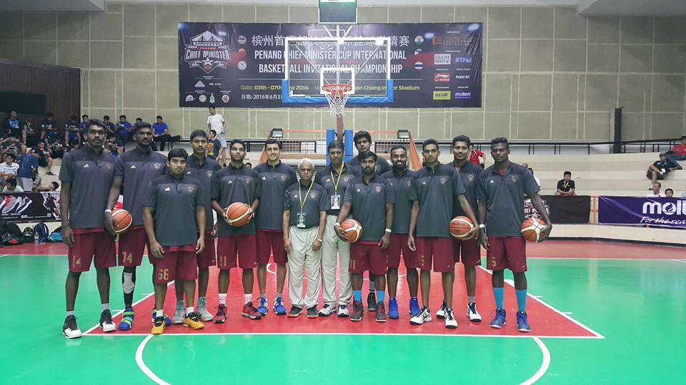 Hoopistani Karnataka Men's basketball team in Malaysia for 3rd Penang