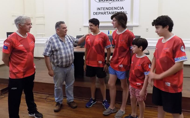 Intendente Vidalín despidió al atleta Lucas Silveira - duraznodigital.uy