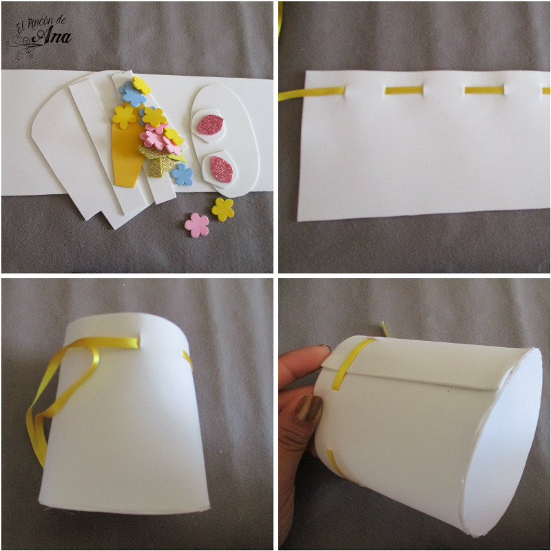 Dulceras de unicornio en goma eva