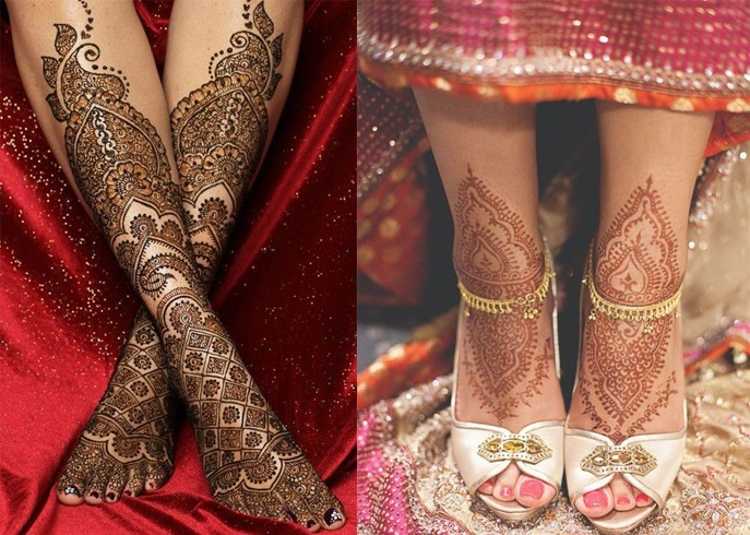 Leg Mehndi Designs Leg Mehndi Designs