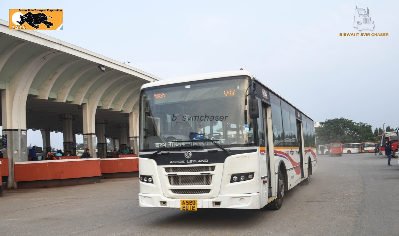 ASURTC (ASTC Subsidiary) Ashok Leyland Jan Bus AC City Service at