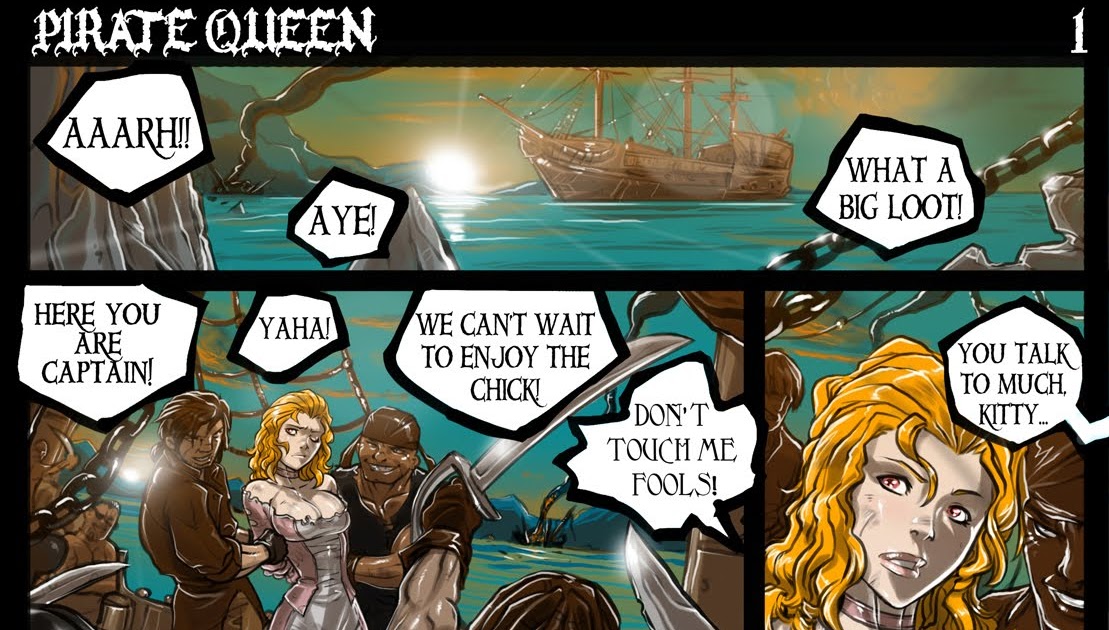 Pirate Queen Comic Porn - Ganassa's Artwork Gallery: Pirate Queen - 1,2,3