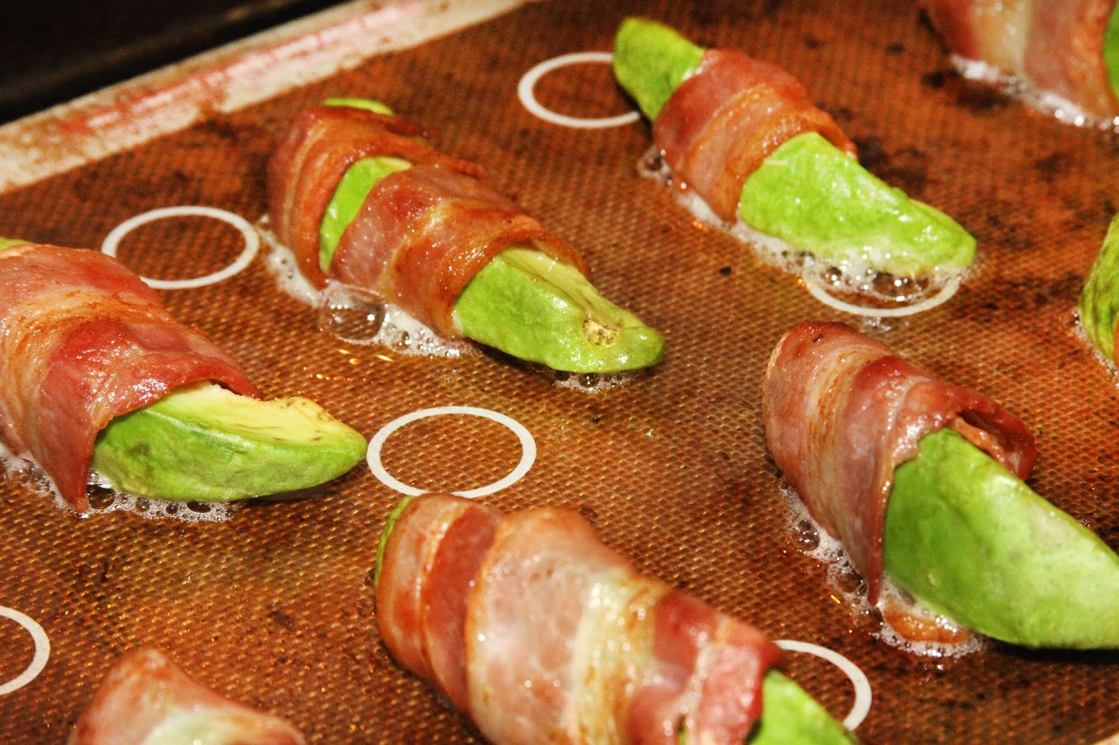 For the Love of Food Bacon Wrapped Avocado Wedges