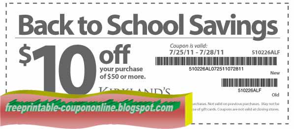 Kirklands coupons may 2018
