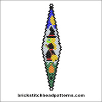 Click to view the Witch Scene Halloween brick stitch bead pattern charts.