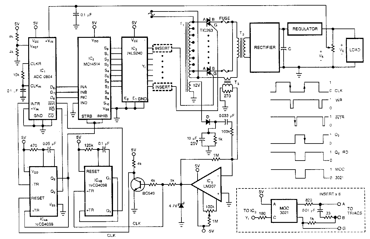 Pre-regulated High Voltage Power Supply Circuit Diagram