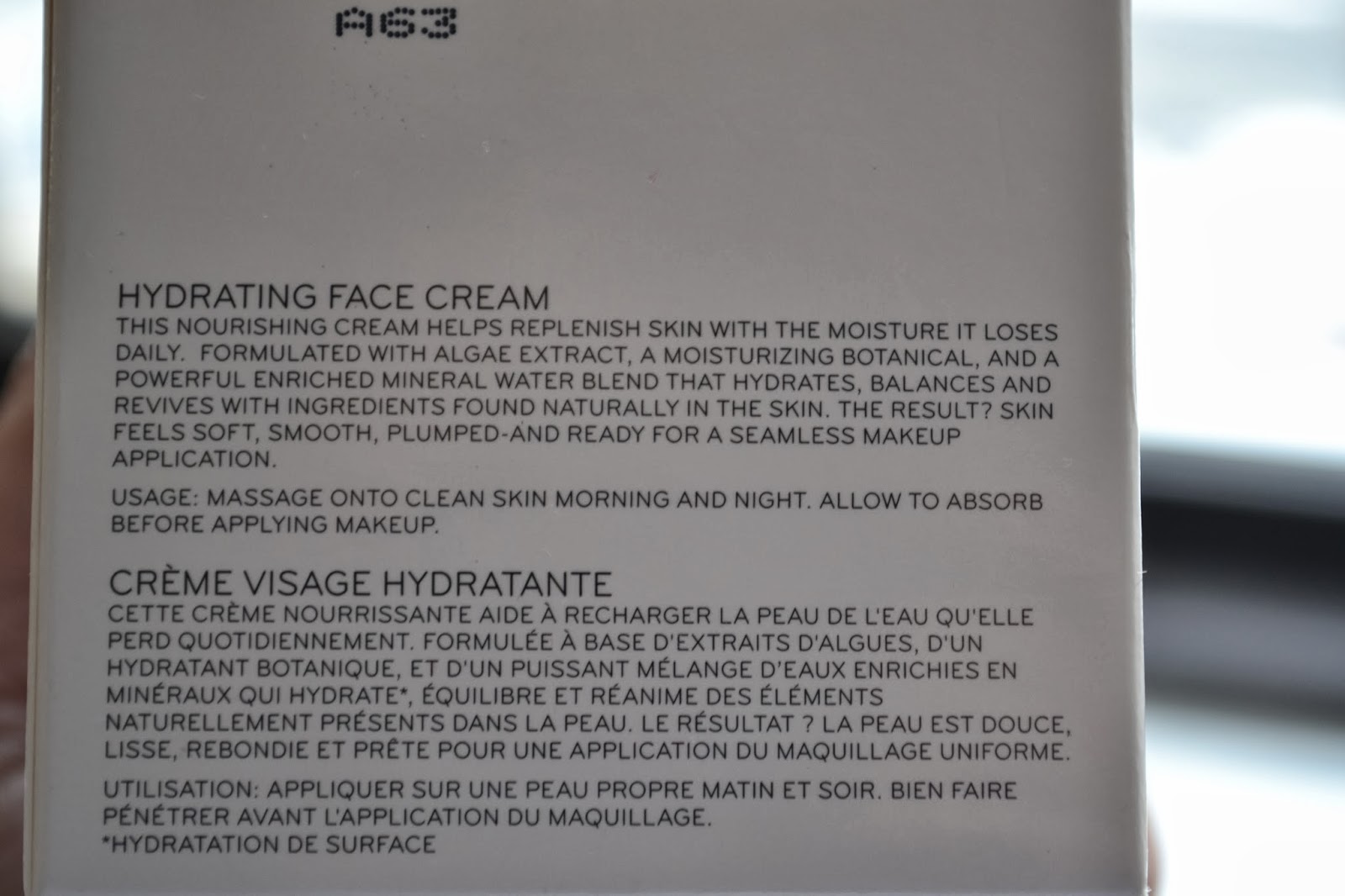 MISSY IN THE MIRROR Bobbi Brown Hydrating Face Cream