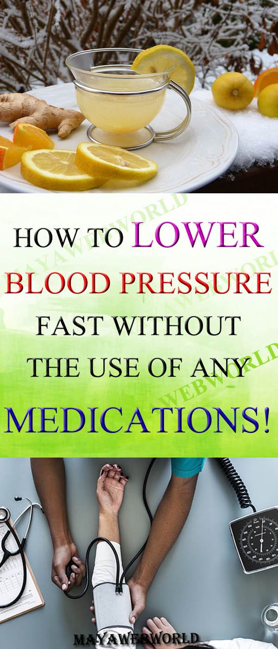 can medicine lower blood pressure immediately