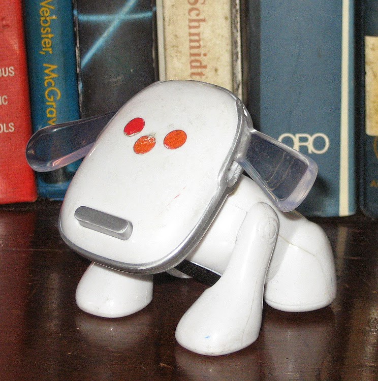 Percy's Fast Food Toy Stories White Robot Dog BK