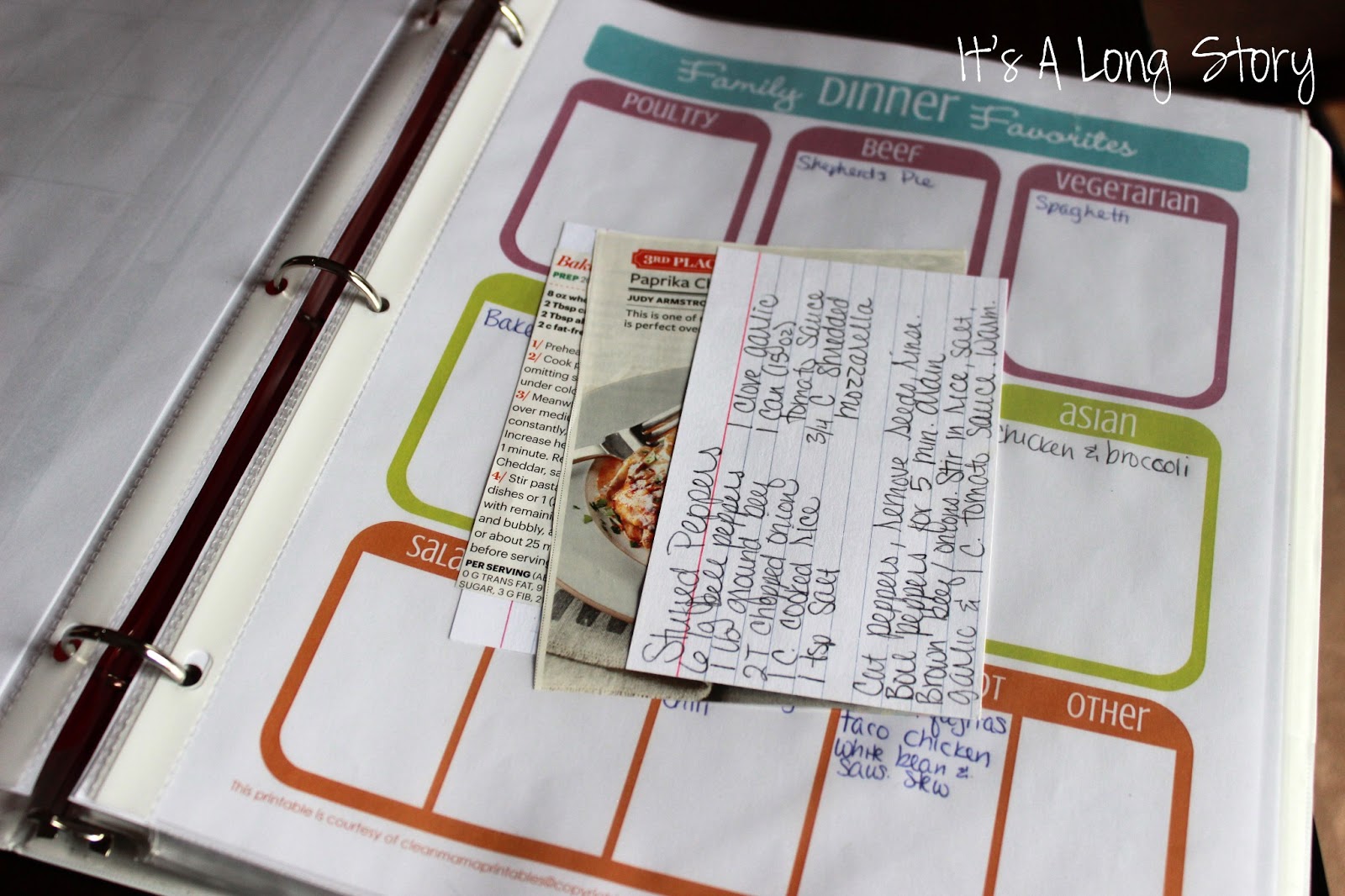 It's a Long Story: Menu Plannning 101