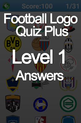 Football Logo Quiz Plus Level 1 Answers Answers, Cheats, Solutions for Level 1