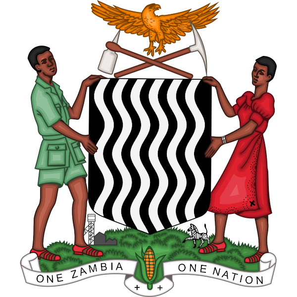 Logo Gambar Lambang Simbol Negara Zambia PNG JPG ukuran 600 px