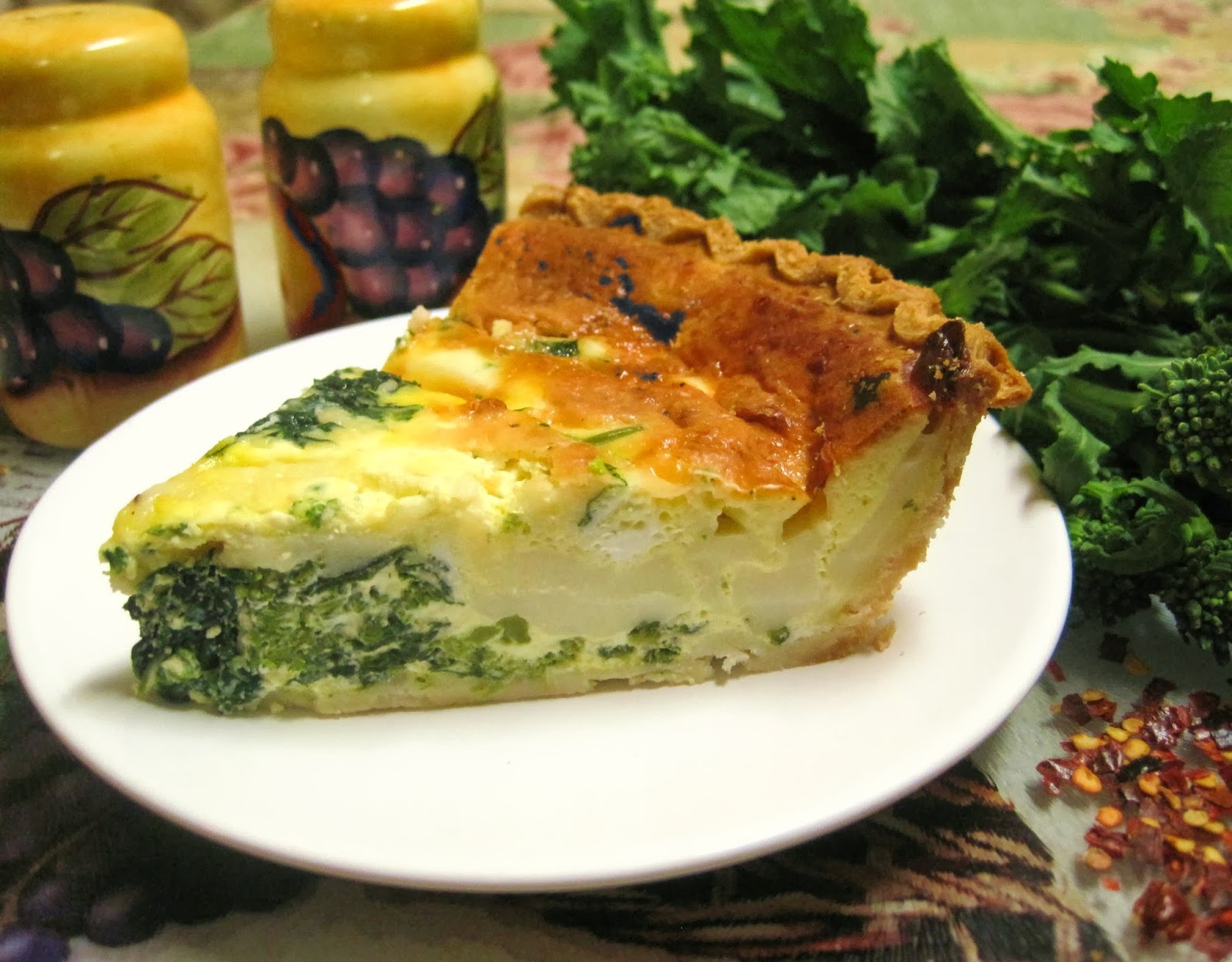 Camille's Cooking Broccoli Rabe Quiche