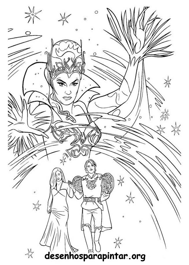 Coloring Pages Kids Free Images Princess Giselle Enchanted Print Click