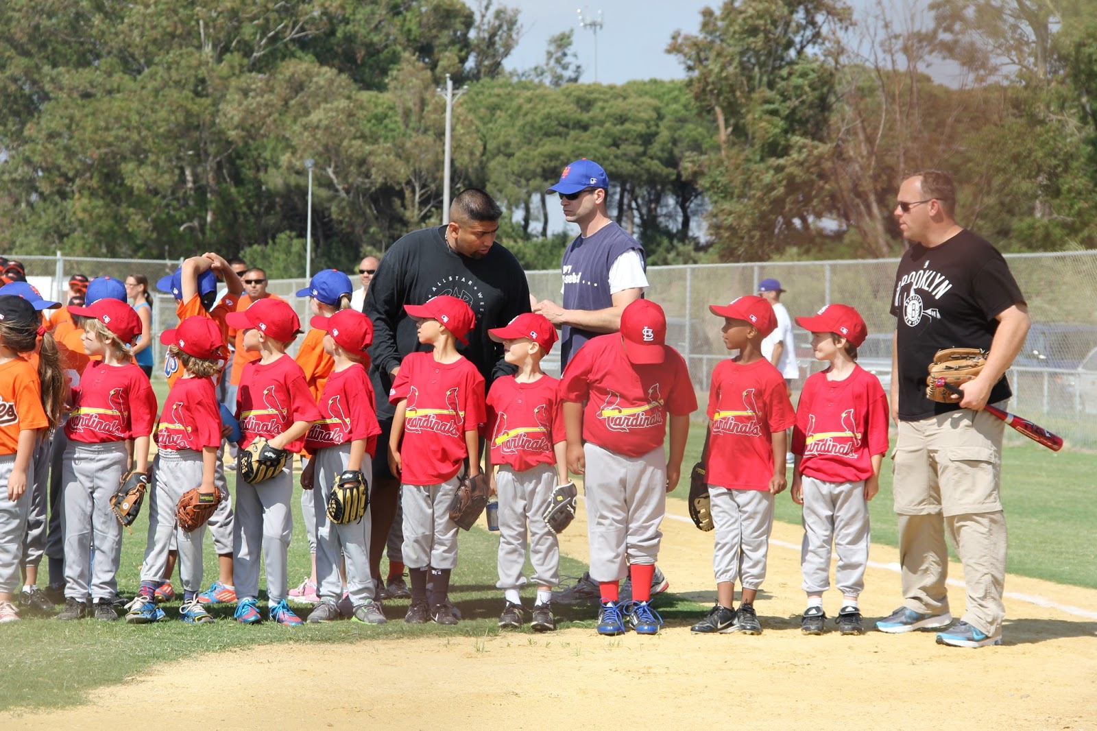 Eric and Heather Baseball, Kindergarten had a busy