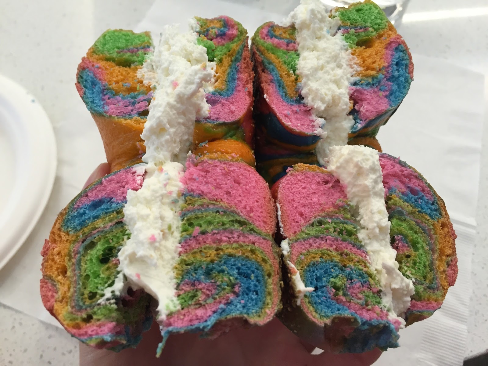 Rainbow Bagel From Stew Leonard's / ステューレナーズのレインボーベーグル I'm Made of