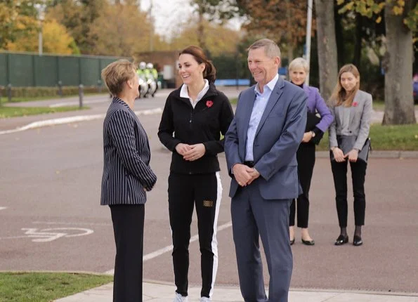 Duchess Catherine of Cambridge visited the Lawn Tennis Association at National Tennis Centre