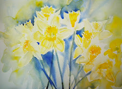 daffodils watercolour harris ruth birthday sketch bunch passion