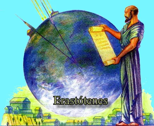 Eratóstenes foi quem tentou provar que a Terra era esférica