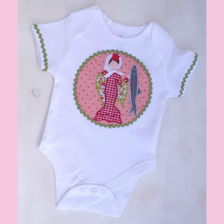 Body personalizado Chulapa con anchoa camisetas-bodys-bebe-personalizados