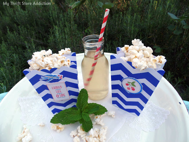 How to upcycle dollar store favor bags for an outdoor movie night and more! upcycled dollar store favor bags