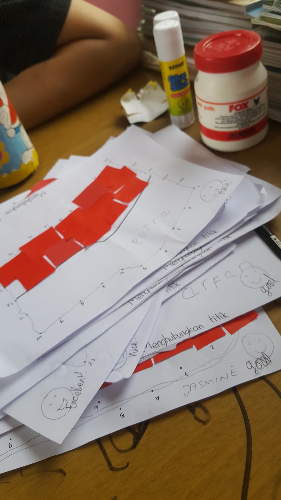 Pertemuan Terakhir Menghubungkan Titik Amp Kolase Bendera