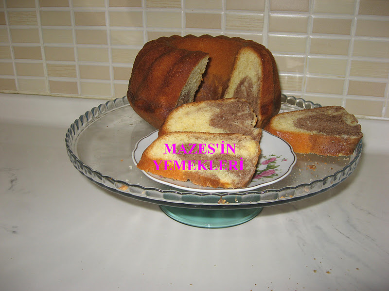 MAZES�İN YEMEKLERİ sıcak su ile kek