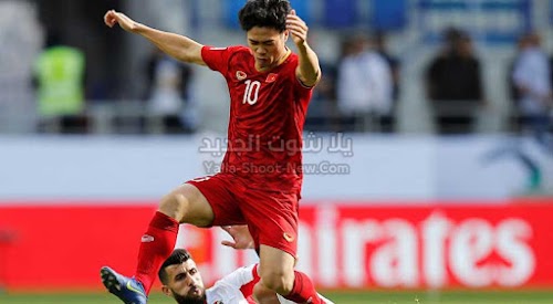 الاردن تتعادل مع منتخب فيتنام في الجولة الثانيه من كأس آسيا تحت 23 سنة