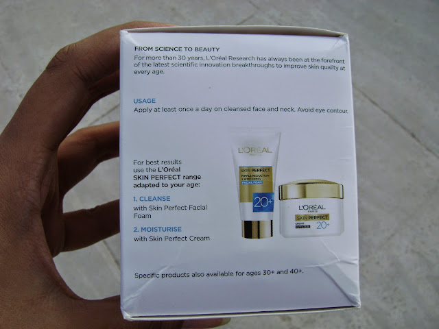 L'Oreal Paris Skin Perfect Age 20+ Day Cream || Review , Indian Beauty Blog