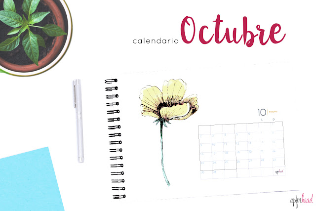Freebie: Calendario de Octubre