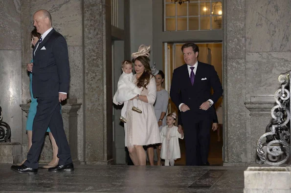 King Carl XVI Gustaf, Queen Silvia and Crown Princess Victoria, Prince Daniel, Princess Estelle and Princess Madeleine and Chris O'Neill, Princess Leonore and Prince Carl Philip and his fiancee Sofia Hellqvist attends a service in the Royal Chapel 