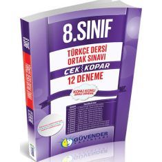 Güvender 8.Sınıf Türkçe Dersi Ortak Sınavı 12 Deneme Güvender 8.Sınıf Türkçe Dersi Ortak Sınavı 12 Deneme