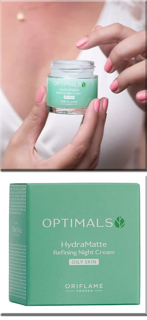 hydra matte refining night cream