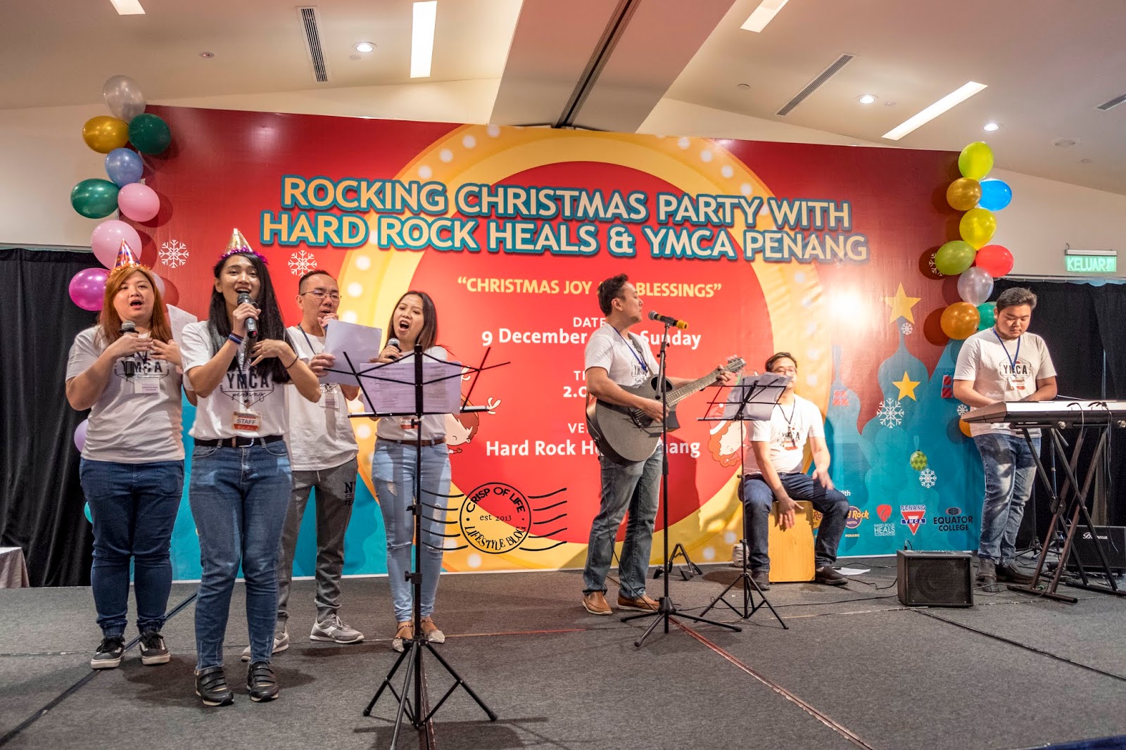 Rocking christmas Party with Hard Rock Heals & YMCA Penang
