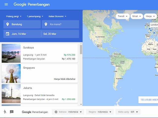 Informasi Penerbangan Lebih Mudah dan Akurat dengan Google Flights