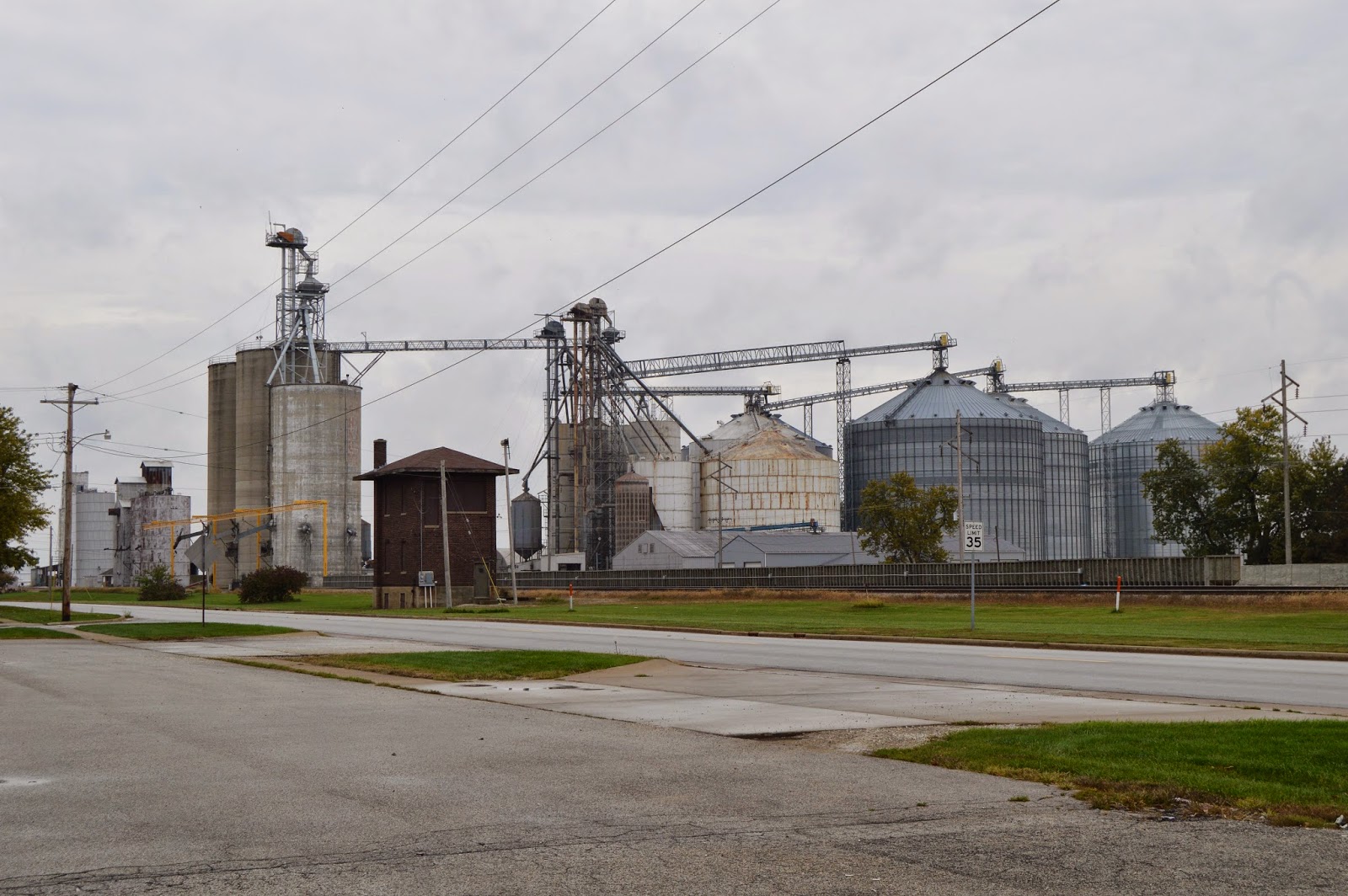 Industrial History Grain Elevator Ashkum, IL